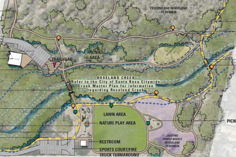 Roseland Creek Park Plan Approved