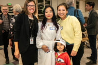 ArtSY student Elly Somnavong with family at Celebration at Montgomery High School