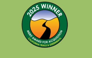 California Trails & Greenways Merit Award for Acquisition
