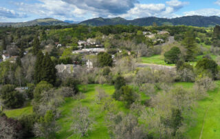 Aerial photo of the Southeast Greenway in Santa Rosa, CA