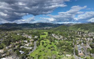 Aerial view of the Southeast Greenway property